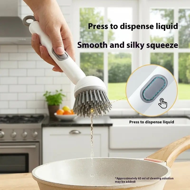 🏆Flash Sale⚡ 50K+ SOLD! 6-in-1 Rotatable Dish Brush