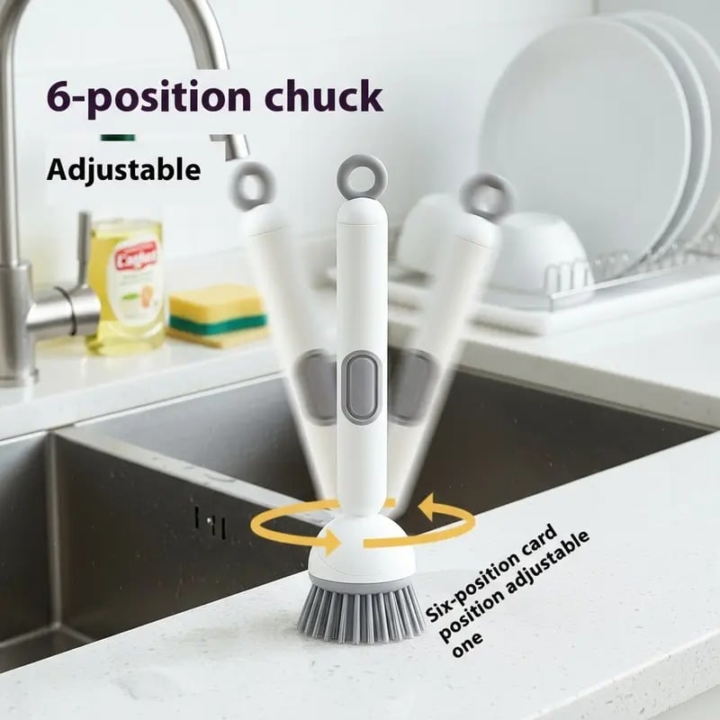 🏆Flash Sale⚡ 50K+ SOLD! 6-in-1 Rotatable Dish Brush detail view
